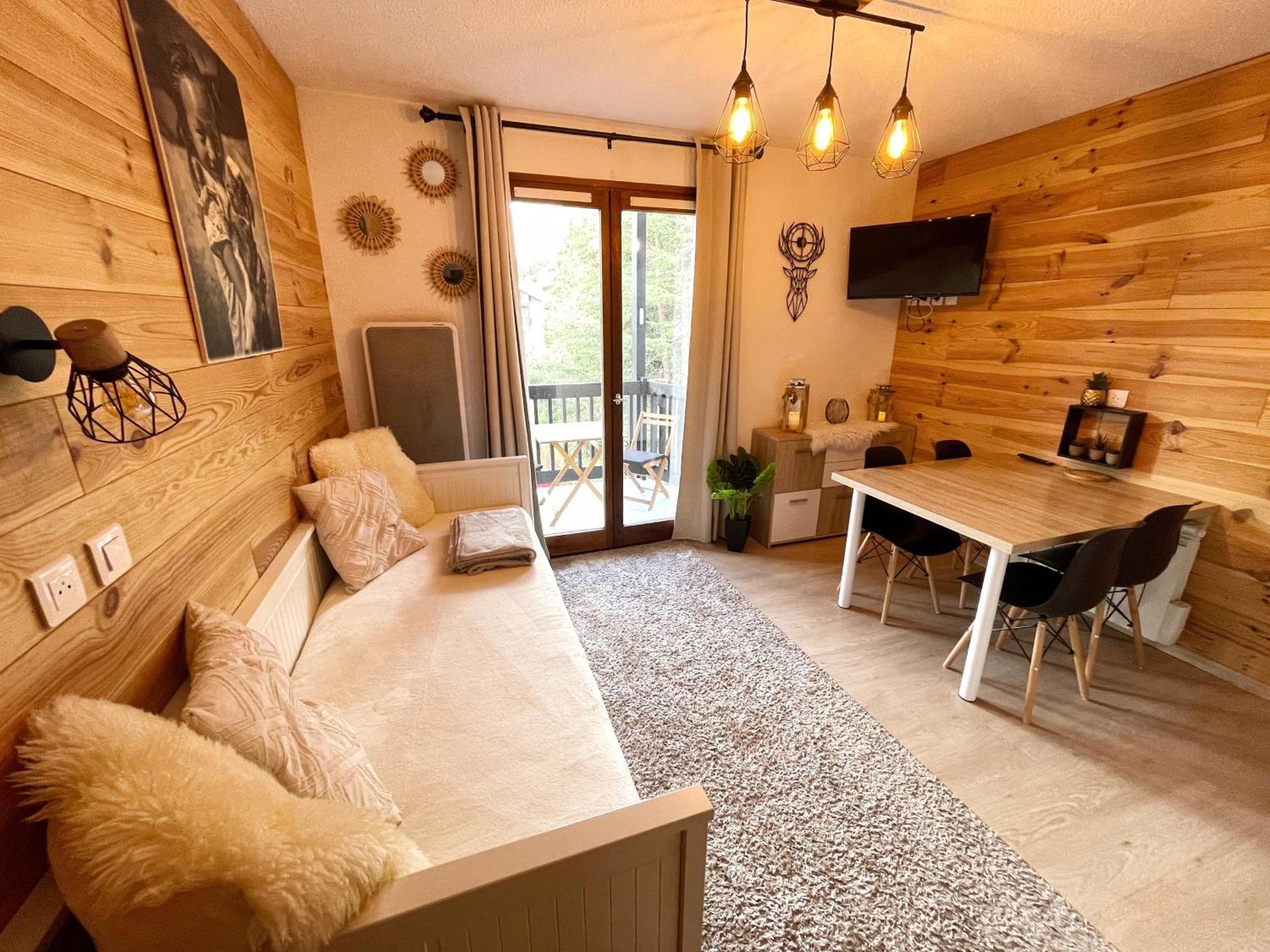 Chalereux Studio A La Montagne Auron Exterior photo
